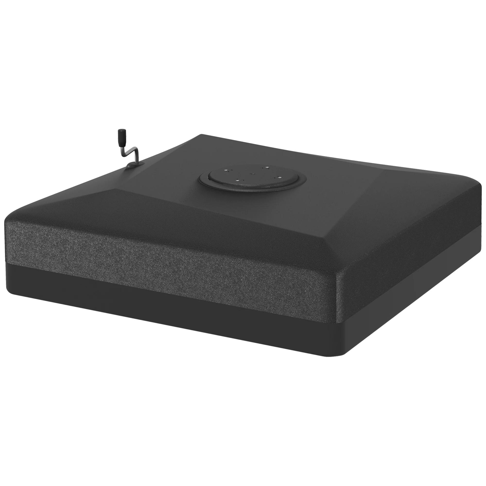 Large Fillable Cantilever Umbrella Base with Liftable Wheel