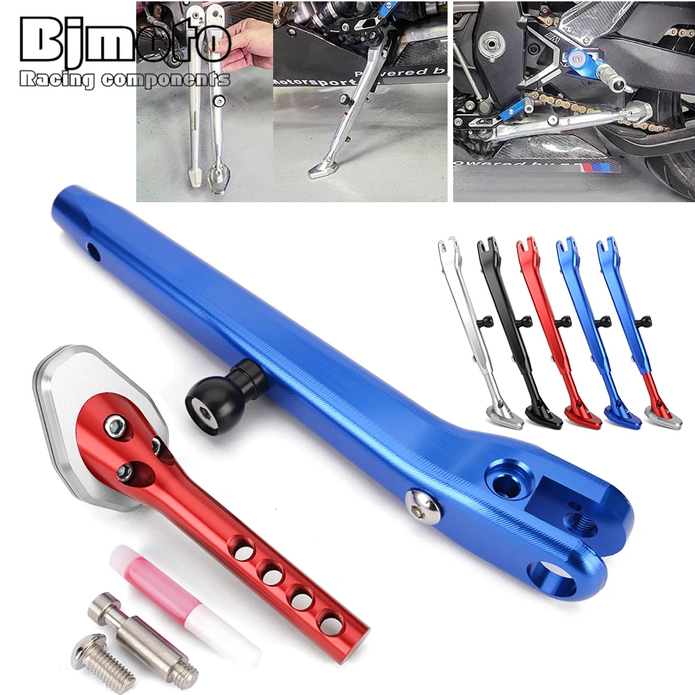 

S 1000 RR 2023 2024 For BMW S1000RR M1000RR S1000 RRAdjustable Kickstand Foot Side Stand Support 2019 2020 2021 2022