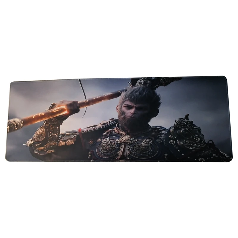 

A33K-Black Myth Wukong Game Mouse Pad Office Large Mousepad Computer Game Keyboard Rubber Anti-Slip Mice Mat Big Mouse Pad