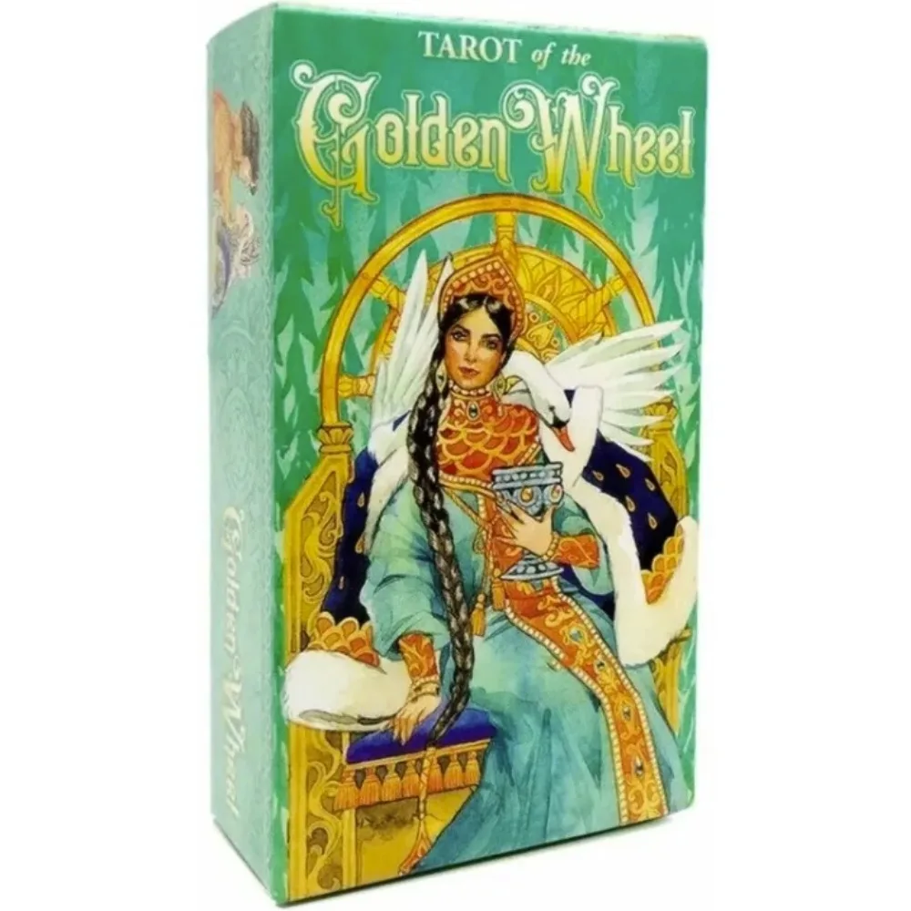 78 Tarot of the Golden Wheel Rider Waite Table Deck Board Game Party Tarot Cards