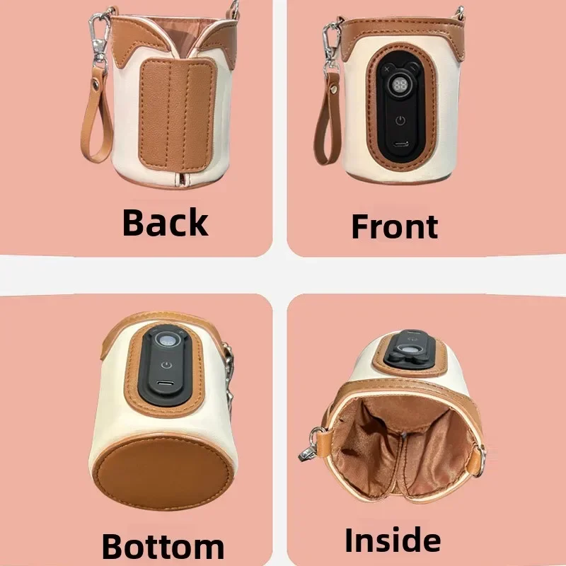 سخان زجاجة رضاعة الطفل لتدفئة حليب الأطفال، سخان زجاجة USB محمول للسيارة، ملحقات السفر الخارجية المحمولة في الهواء الطلق #4