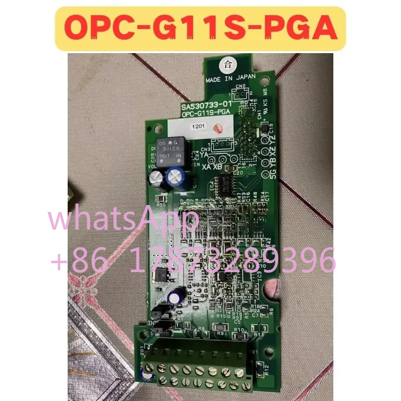 

Used Frequency Converter PG Card OPC-G11S-PGA SA530733-01 Normal Function Tested OK