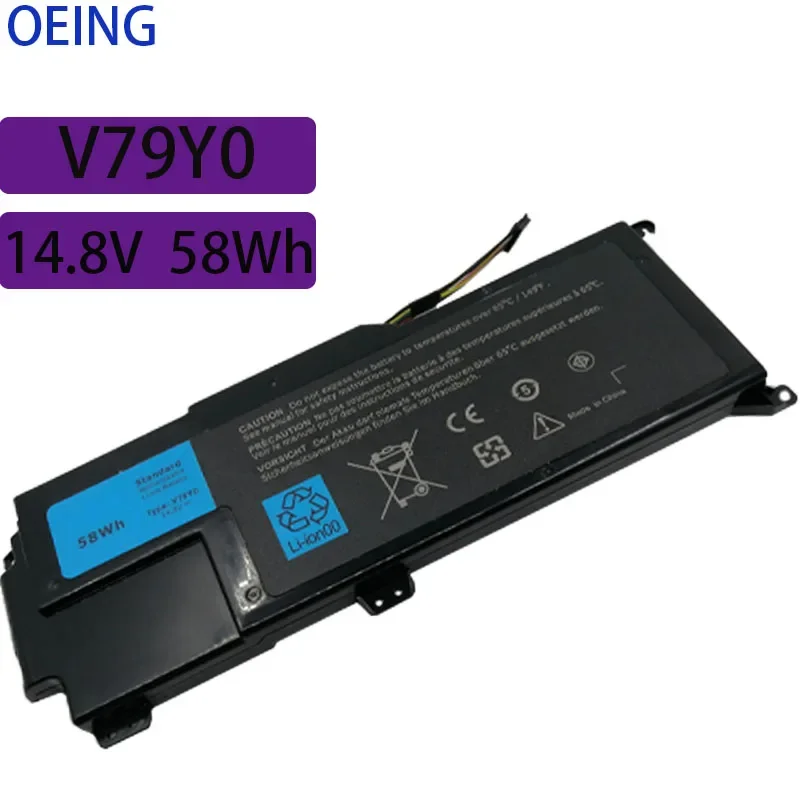 

14.8v 58wh Original New V79Y0 Laptop Battery for Dell XPS 14z Series XPS 14Z-L412X XPS 14Z-L412Z V79YO YMYF6 0YMYF6