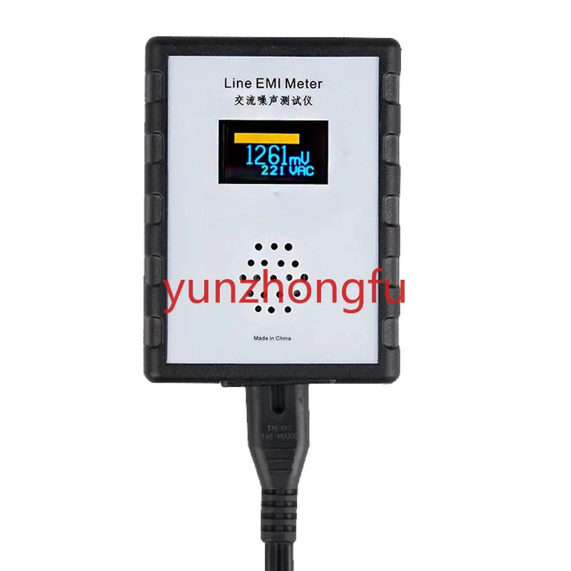 OLED Digital Display Electric Noise Tester EMI Measuring Instrument Broadband AC Power Meter Ripple Analyzer