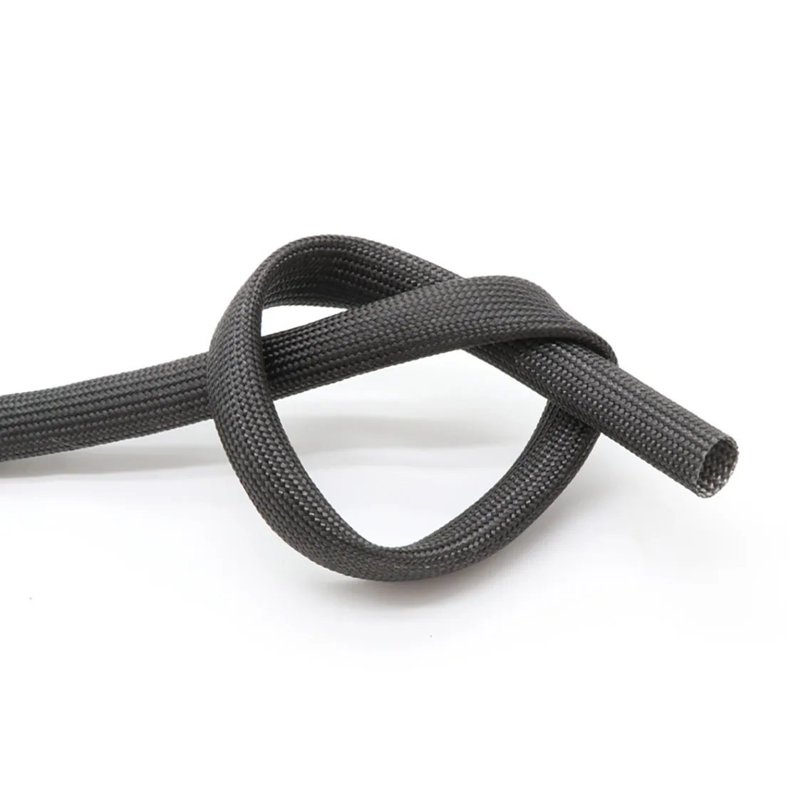 1/2/5M Black/White 600℃ High Temperature Braided Soft Fiber Tubing Insulation Cable Sleeving Fiberglass Tube Dia 1-50mm