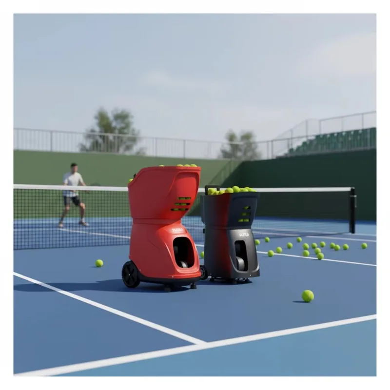 

Professional PUSUN PT9001 Tennis Launcher APP Control High Capacity Battery 7-10 Hours Standby Tennis Training