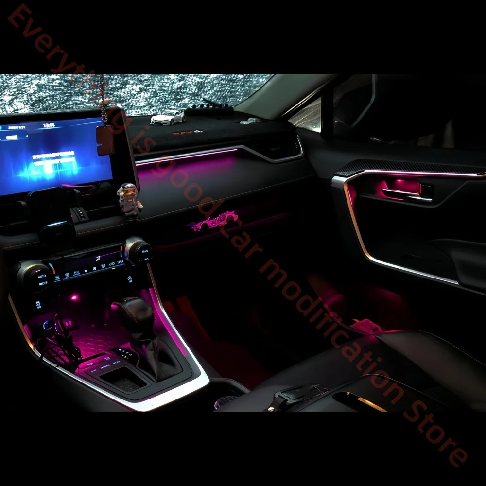 For Toyota RAV4 Atmosphere lamp Ambient Light automotive interior lighting upgrade Car accessories special buttons &APP control