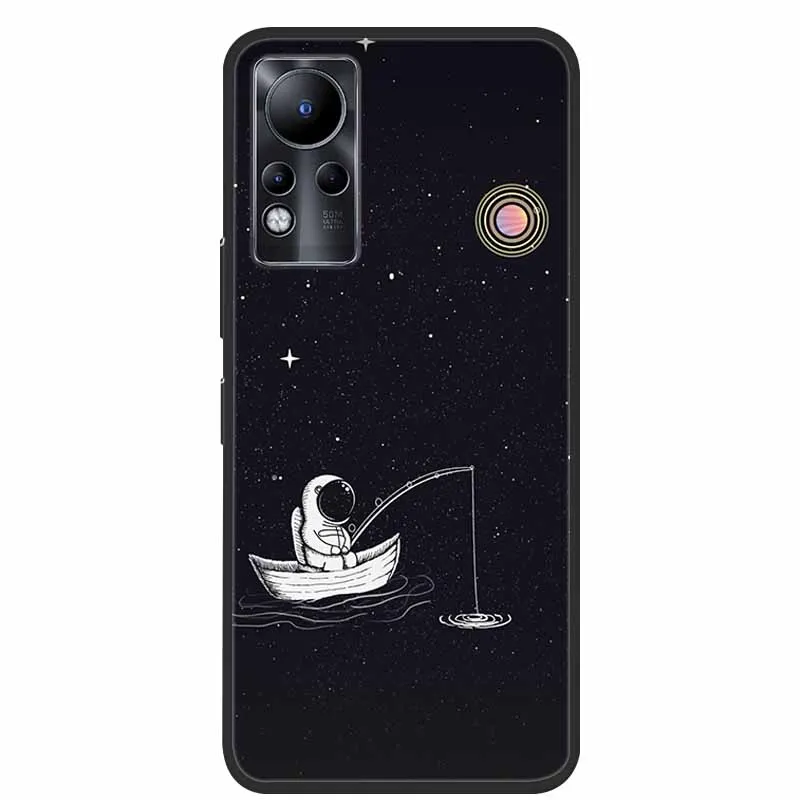 Case For Infinix Note 11 Astronaut Silicone Phone Back Cover for Infinix Note 11 Pro Hot 11s Coque Hot11 Space Protector Fundas