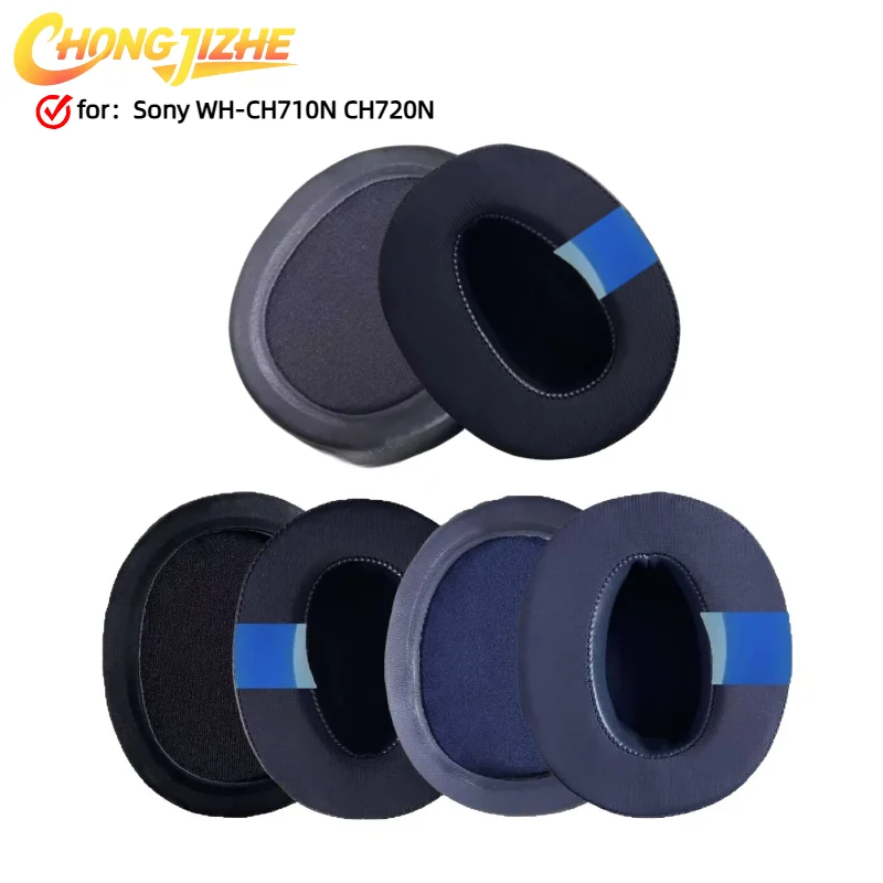 

CHONGJIZHE 1 Pair Replacement memory foam Ice gel Ear Pads Pillow Cushion Cover For Sony WH-CH710N CH720N Headset