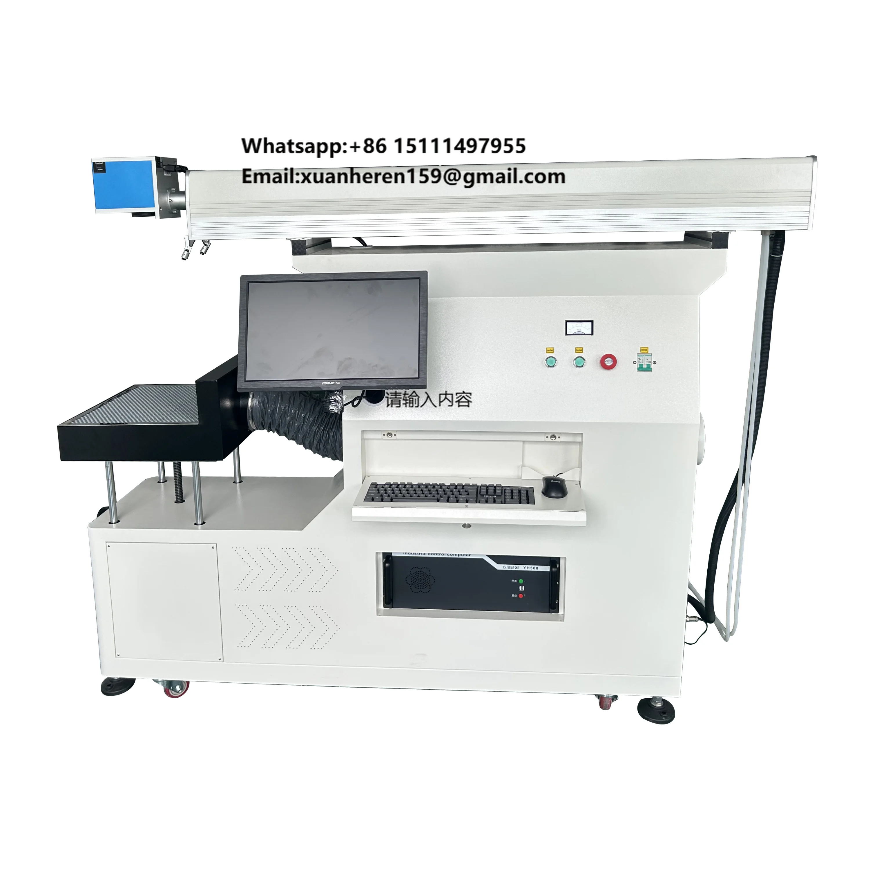 3D CO2 100W Large Format 3D Dynamic Focusing Co2 Galvo Laser Marking Machine CO2