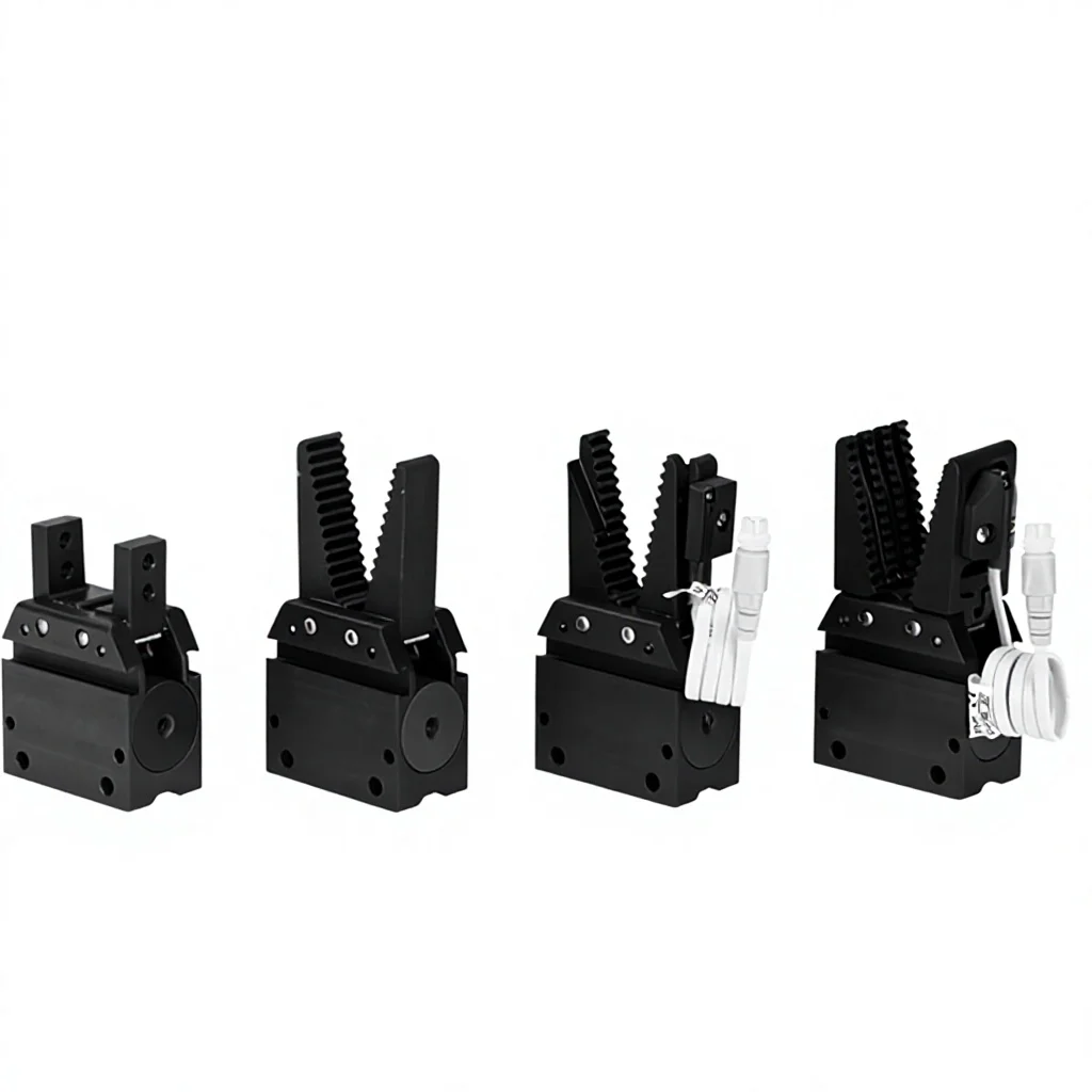 Manipulator Fixture GRA20 Series Powerful Pneumatic Mini Fixture Double Action Finger Cylinder Jaw Nozzle Clamping