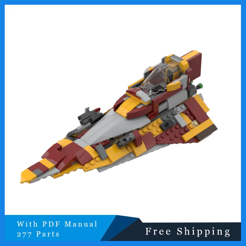 

277 шт. MOC строительные блоки Star Battle Series крутой самолет технология модульная игрушка «сделай сам» для сборки для мальчиков и девочек подарки на день рождения