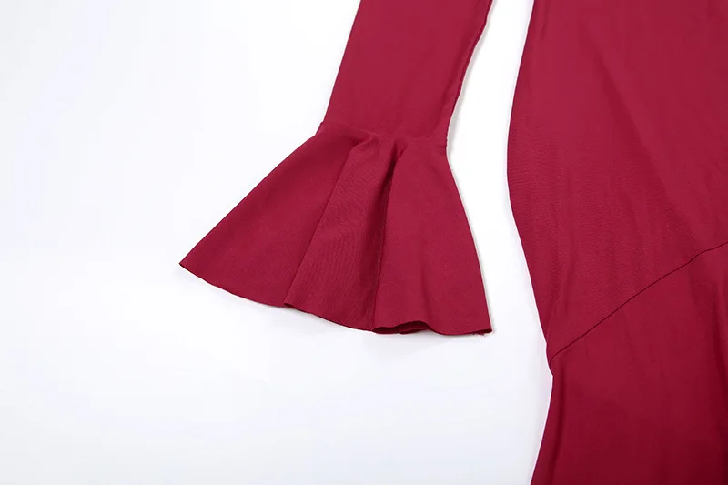 여성 우아한 솔리드 머메이드 맥시 드레스 스퀘어 넥 플레어 풀 슬리브 슬림 바디콘 연회 파티 롱 로브 캐주얼 스트리트웨어