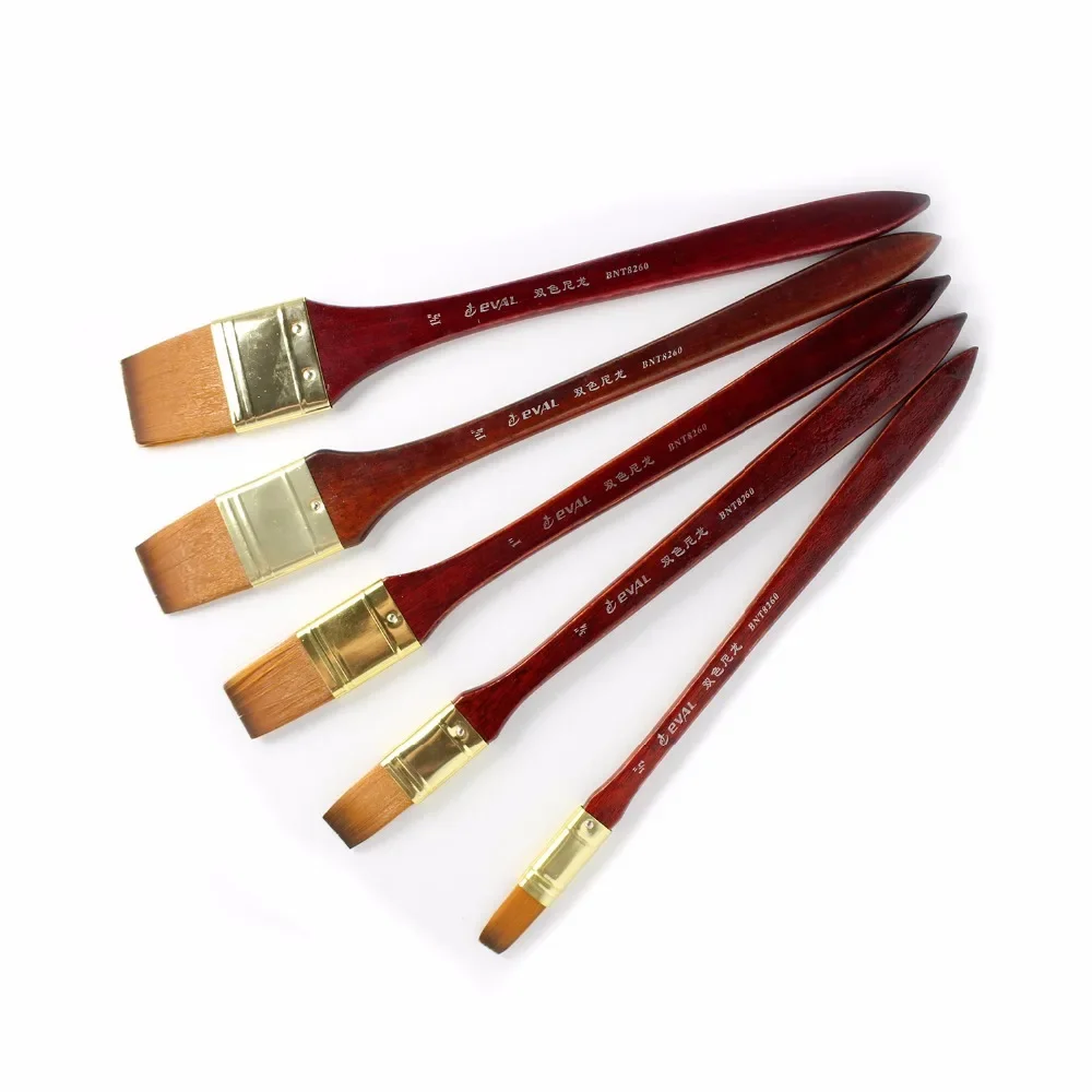 5 개/대 페인트 브러시 세트 도구 낙서 예술 그림 오일 아크릴 브러시에 대 한 나일론 브러시 낙서 수채화 DIY 스크러빙 브러쉬