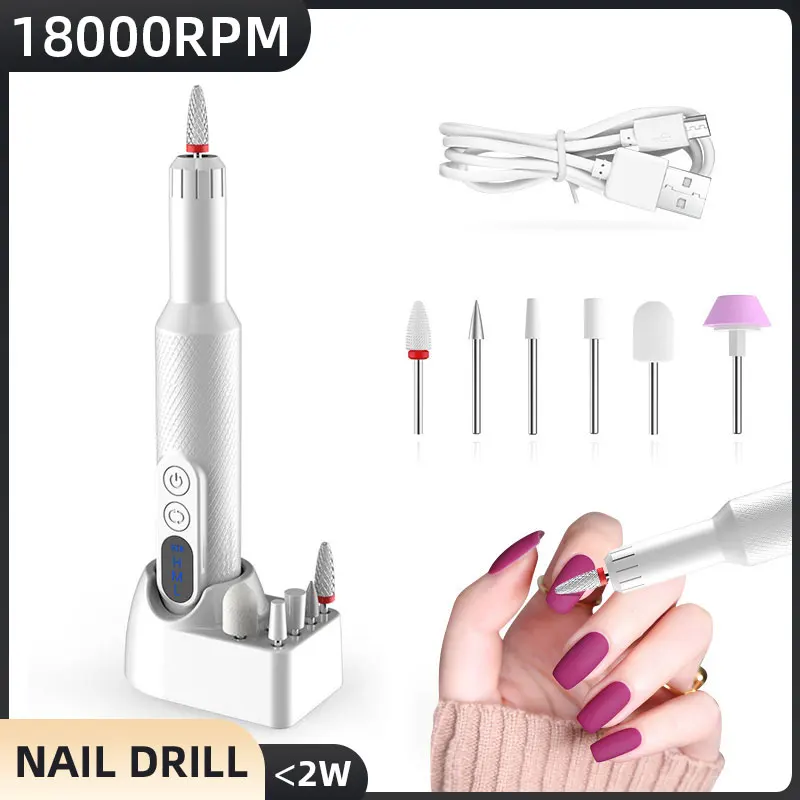 

Professional Nail Sander Electric Manicure Machine With LED Display Adjustable Speed Nail Drill Pen For Removing Gel Nail Polish