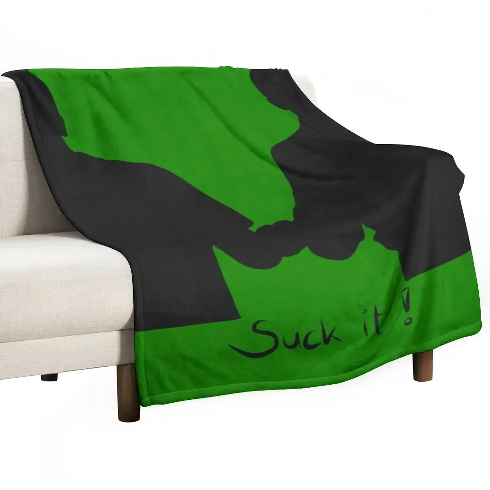 Suck it Throw Blanket Flannel Single Decoratives Luxury halloween Plush Blankets