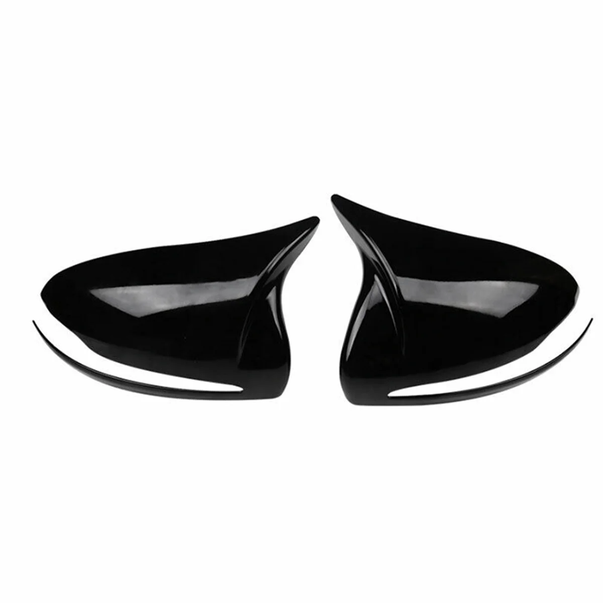 For Mercedes Benz W205 W213 W222 Gloss Black Horned Style Side Rear View Mirror Cover Trim A0998110122 A0998110222