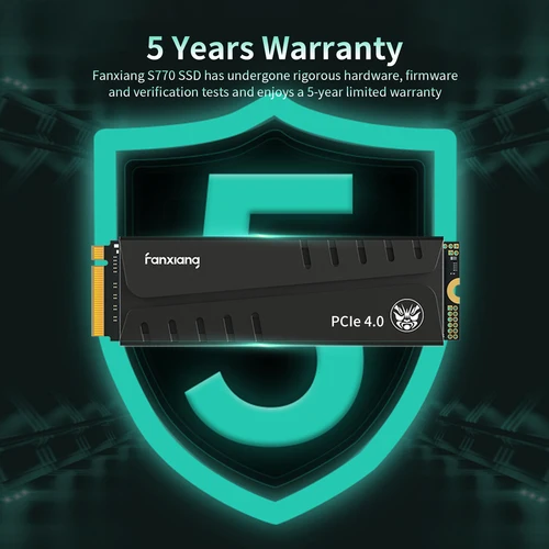 Imagen 2 del producto Unidad de estado sólido interna Fanxiang S660/S770/S880 SSD NVMe M2 PCIe4.0x4 de 1 TB, 2 TB, 4 TB para PlayStation5/PS5, disco duro SSD para computadora de escritorio