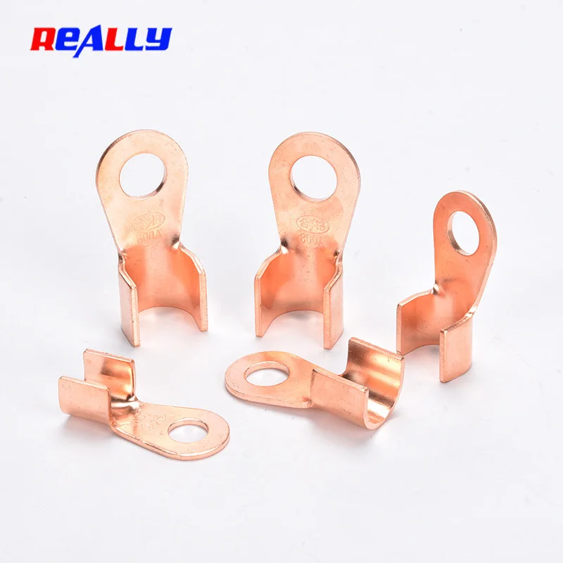 OT 10A  60A  100A  200ACable Copper Lug Battery Connector Ring Terminal  20A 30A 40A 50A 150A 200A 300A