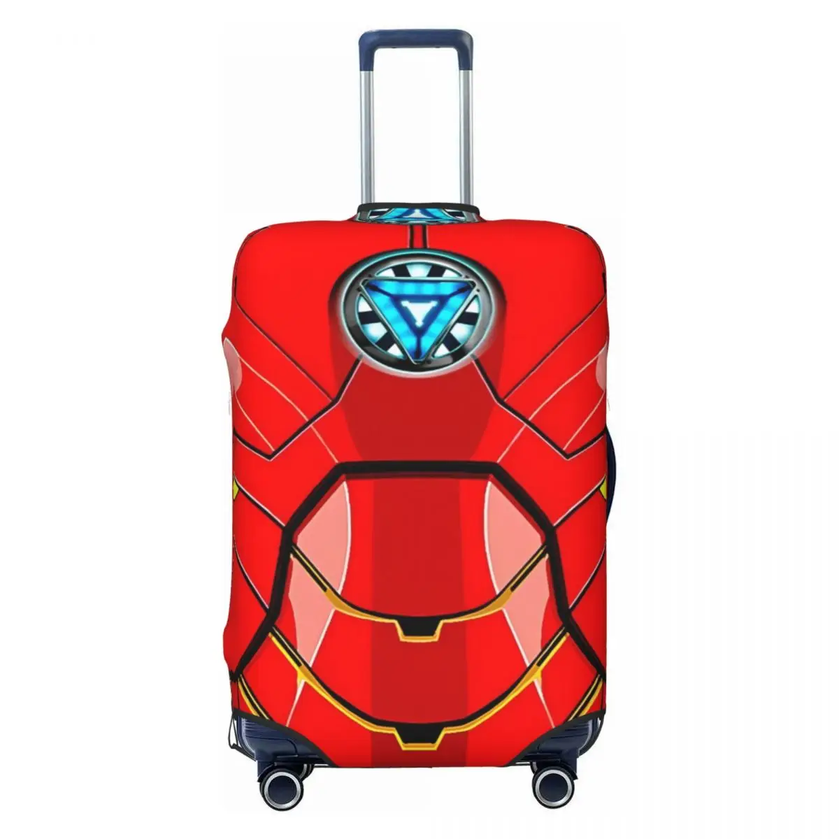 Custom Iron Man 3D Print Suitcase Cover Anime Manga Cruise Trip Holiday Elastic Luggage Case Protector