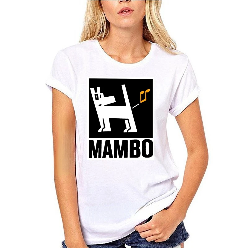 MAMBO Music Tshirt Women Men Summer Short-sleev Loose Breathable T Shirt Tops Hip-hop Unisex Casual Tee Streetwear Camisetas