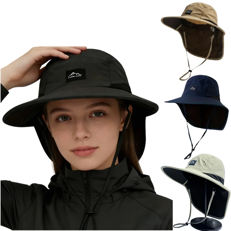 

Outdoor Sun Protection Hat Men's and Women's Summer Fisherman Hat Camping Mountaineering Hat