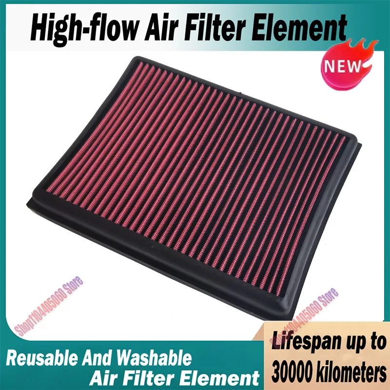 High Flow Air Filter Fits for Nissan Navara 2.3L L4 Diesel Renault Alaskan 2.3L L4 Diesel X220d 2.3L NP300 Navara 2.3L L4 Diesel