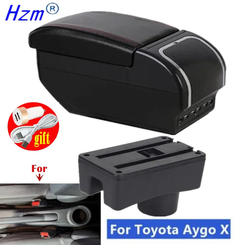 Für Toyota Aygo X armlehne box Für Toyota Aygo X auto armlehne box Aschenbecher Interne Gewidmet Retrofit teile Auto Zubehör