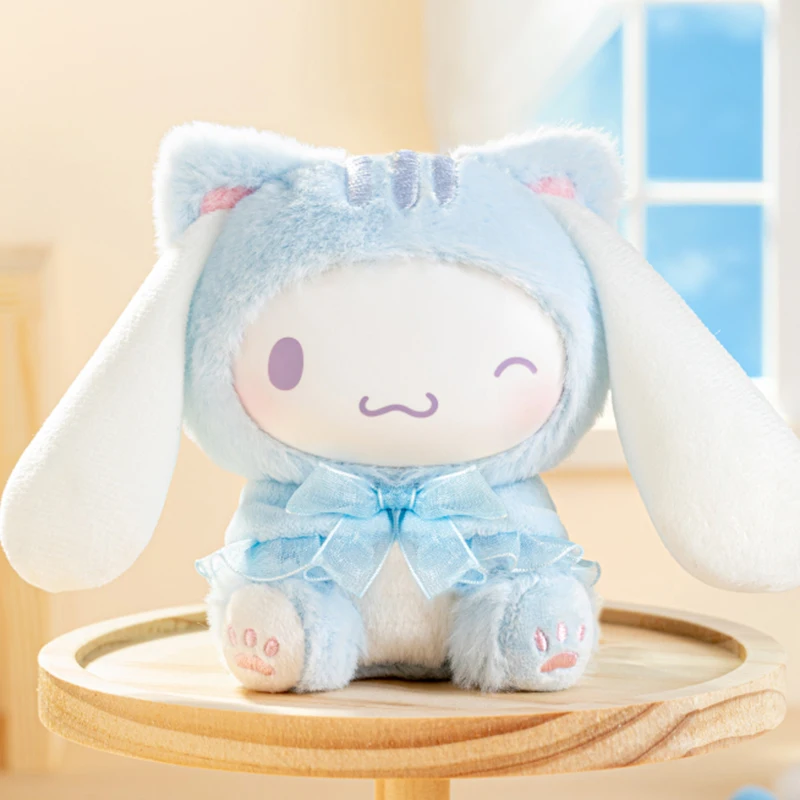 

New Kuromi My Melody Teasing Cat Series Plush Pendant Blind Box Cute Ornament Mystery Boxes Home decorations