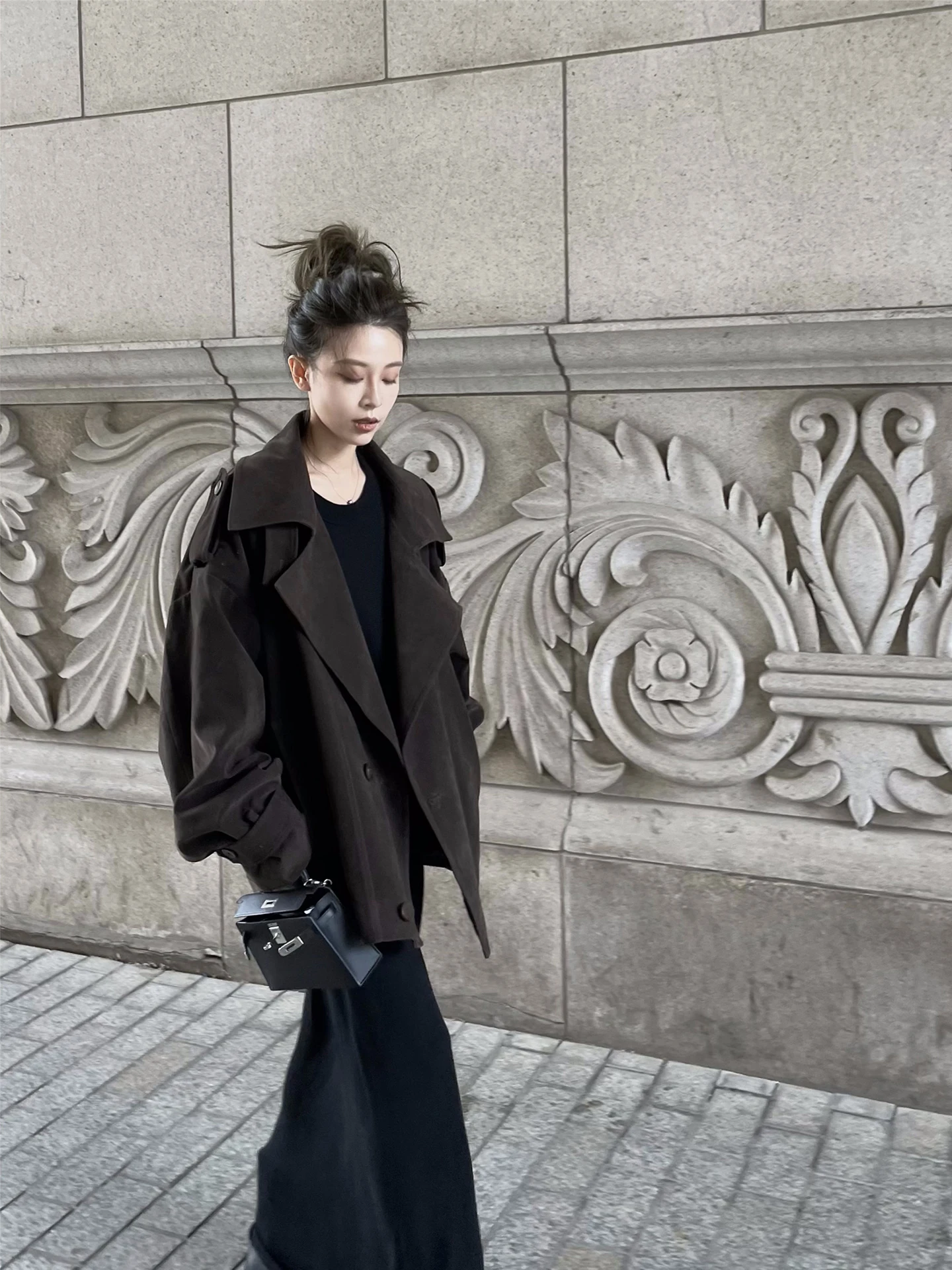 دراجة نارية نسائية من جلد الغزال Jaet ort Sle بتصميم عتيق أمريكي عتيق لخريف 2025 وصل حديثًا مقاس صغير