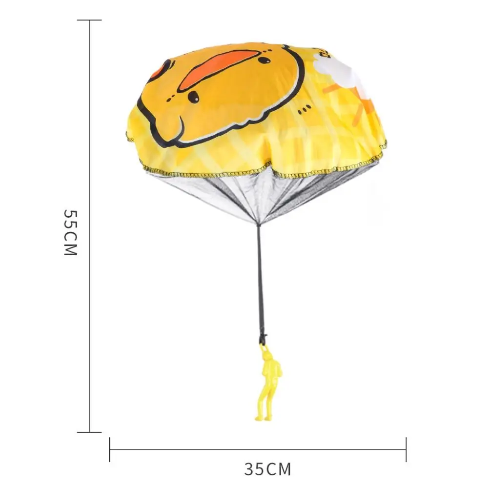 Mini soldado pára-quedas brinquedos dos desenhos animados educacional voando pára-quedas animal jogar jogo mão jogando pára-quedas