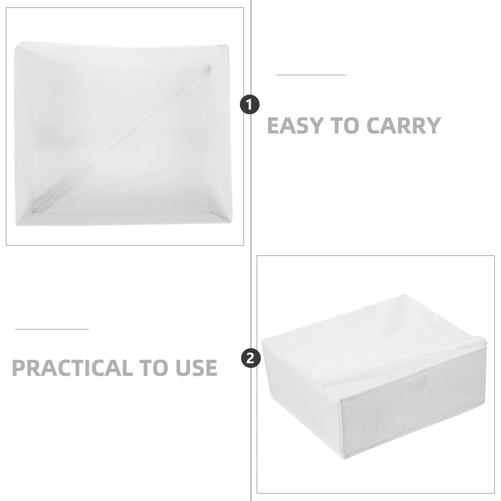 منظمات الملابس الداخلية للنساء، صندوق تخزين حمالة الصدر، خزانة صندوقية، قماش أكسفورد عالي الجودة، خفيف الوزن وقابل للغسل #3