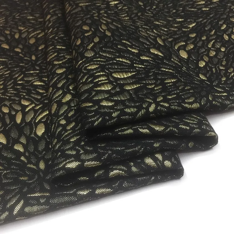 

Gold thread subtle jacquard skirt fabric dress windbreaker suit brocade satin clothing