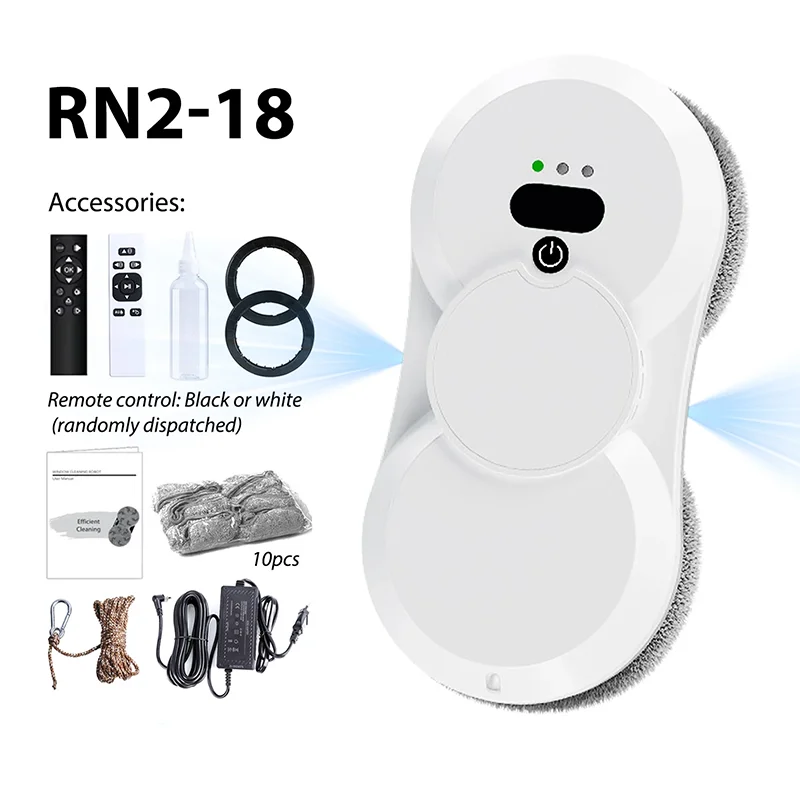 DIVEDEER intelligent fully automatic double water spraying window cleaning robot high-rise window cleaning glass cleaning robot