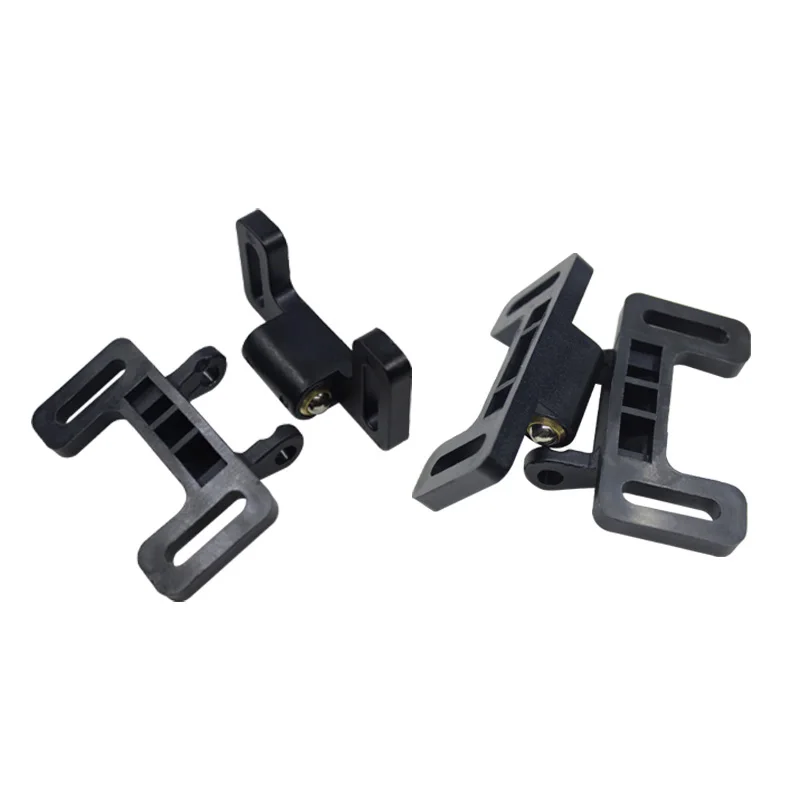 

Aluminum Profile Double Head Butterfly Type Nylon Plastic Door Stop Single And Double Open Door Suction