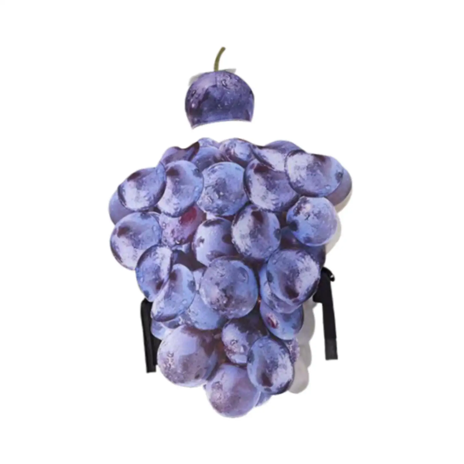 Grape Costume with Hat Halloween Reusable Dress up for Festive Events Gatherings