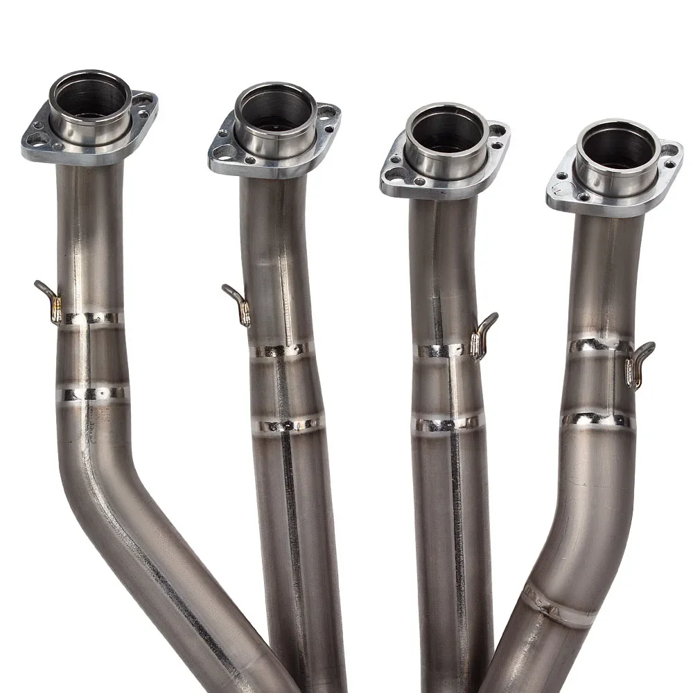 Motorcycle Exhaust Modify Kit Escape Full Titanium Front Link Pipe Fit Original Muffler Racing Line for Z900 2017-2019 5