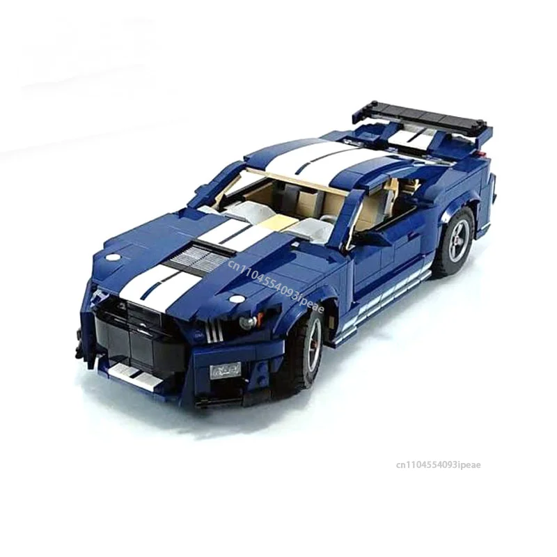 Mustang Shelby GT500 Convertible Cobra Roadster Car Building Blocks F150 Raptor Classic Pickup DIY Vehicle Bricks 10265 Toy Gift