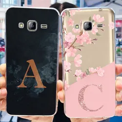 For Samsung Galaxy Grand Prime SM-G530H Case Lovely Letters Flower Clear Silicone Phone Cover For Samsung G530 G531 G531H Bumper