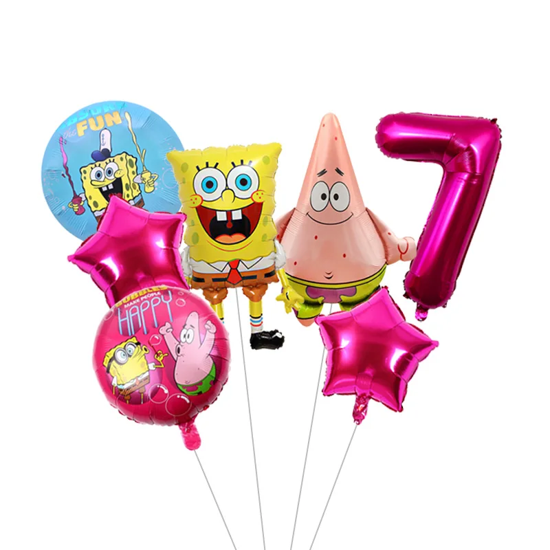 Niedlicher SpongeBob-Themen-Partykerzen-Geburtstagstorten-Topper für Kinderfeier-Dekoration – Detail 16