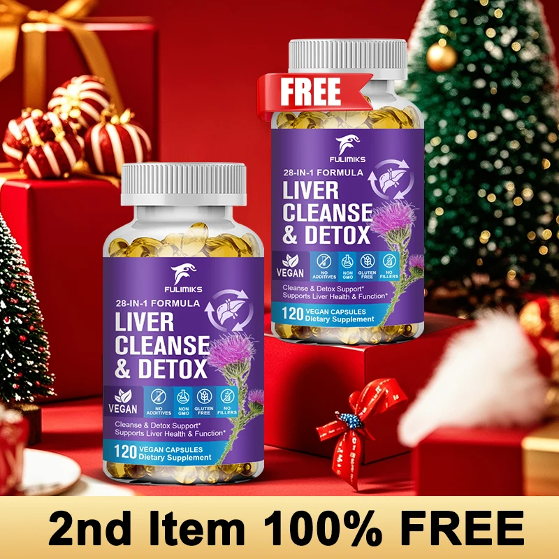 

Капсулы для поддержки печени, экстракт расторопши для ежедневного детокса, повышения энергии и улучшения состояния кожи, пищеварения и общего жизненного тонуса