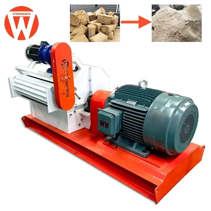 Alfalfa Hay Grass Grinder Livestock Feed Crusher Machine Grass Crushing Machine For Dairy Farm Feed For Cow