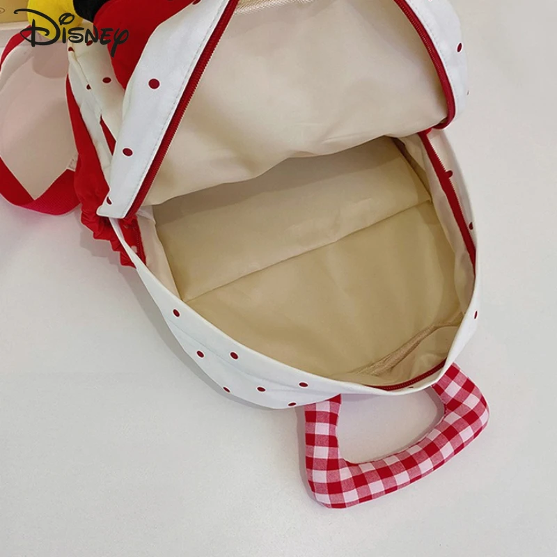 Disney Mickey New Student Backpack Fashion High Quality Women's Backpack Cartoon Large Capacity Women's Travel Backpack