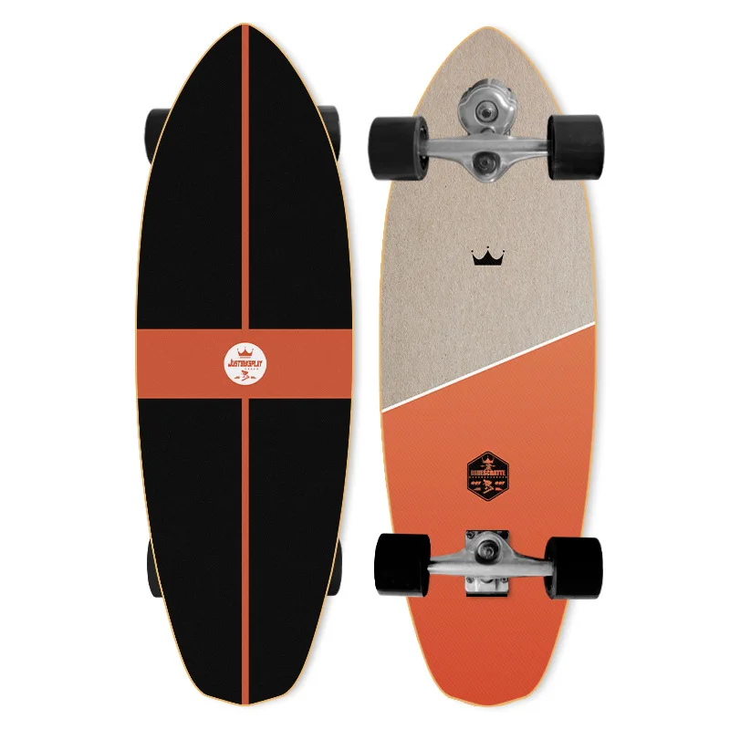 82cm S6 Meraki Surf Skateboard On Sale Complete Outdoor Maple Wood Smooth Adult Skating Maple ABEC9 Advance 4 Pu Wheels Ski