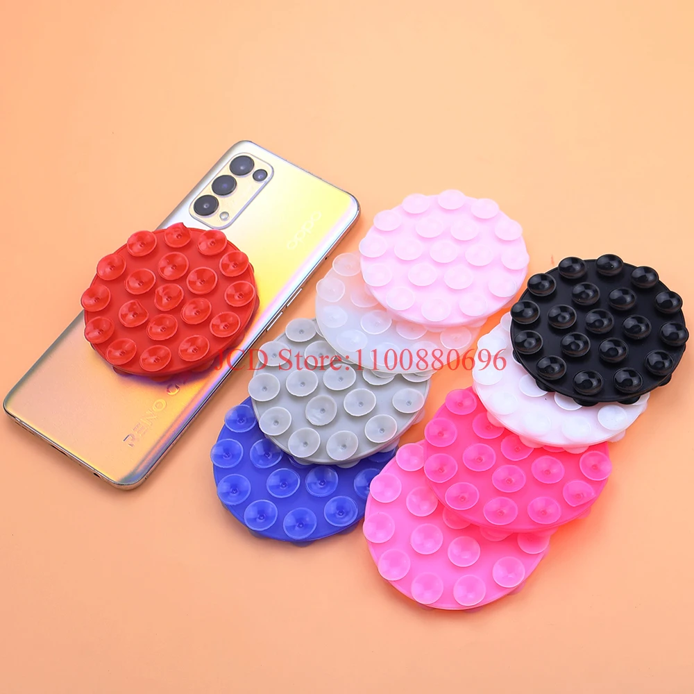 2 أو مزدوج الوجهين كوب شفط دائري دعم سيليكون قوي شفط الهاتف تحديد وسادة شفط قوس كأس الشفط