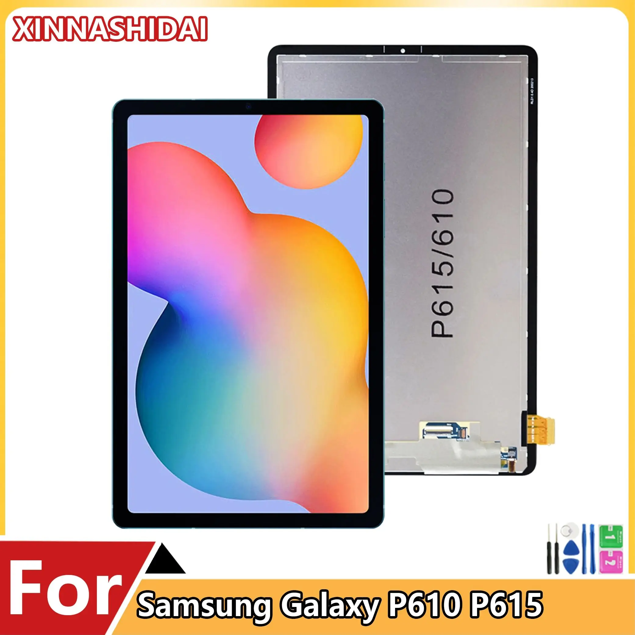 AAA+ Quality For Samsung Galaxy Tab S6 Lite 10.4 P610 P615 P615N P617 LCD Screen Display Touch Digitizer Assembly Parts