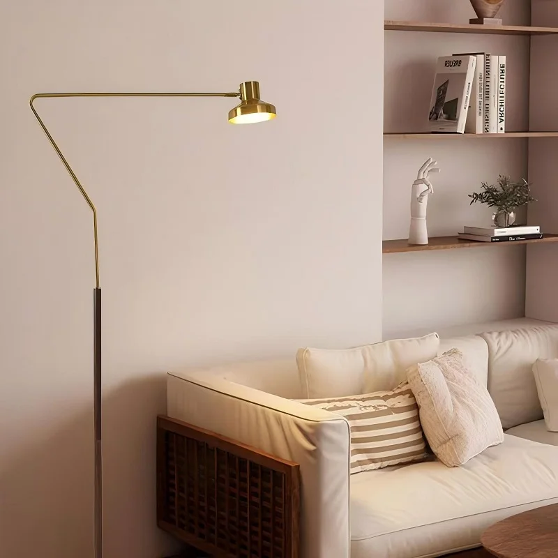 Factory Direct French Designer Advanced Sense Vertical Floor Lamp Living Room Bedroom Atmosphere Decoration Standing Desk Lamp