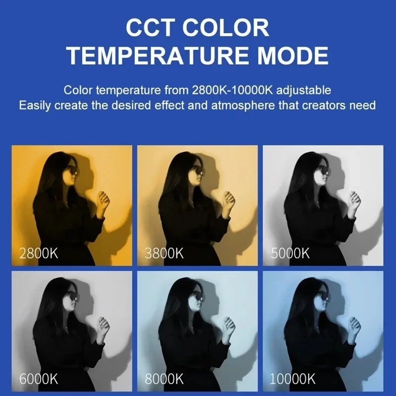 2026 SUTEFOTO P100 100W RGB Full Color Led Video COB Light 2800K-10000K APP Control Photography Lighting Lamp Colorful Lighting