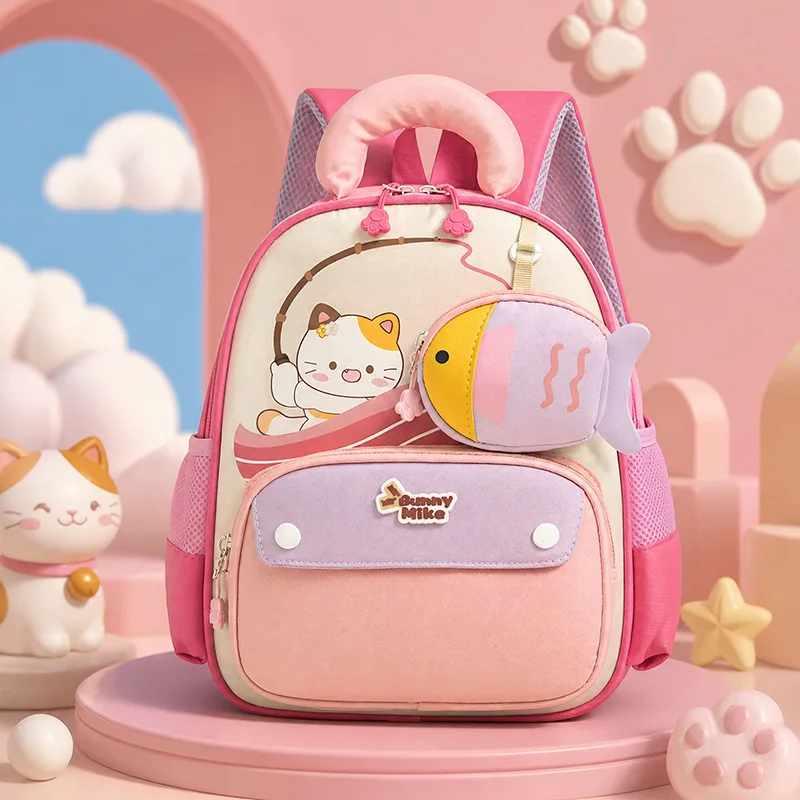 Korean Style Kindergarten Backpack Toddler Preschool Cartoon Cute Spacious Boys Girls School Bag