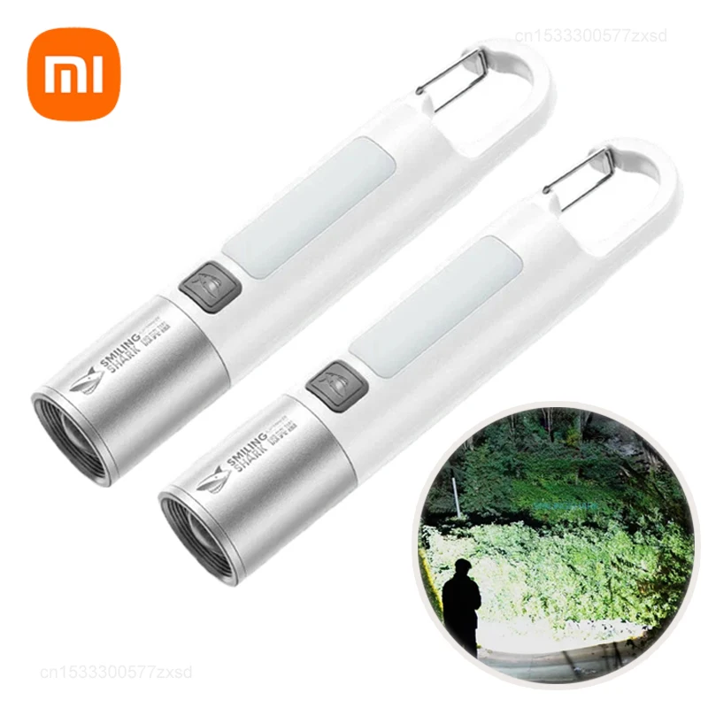 Xiaomi Outdoor Strong Lights torcia da campeggio emergenza domestica ad alta luminosità multifunzionale ricaricabile con luce laterale